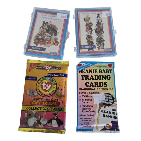 Beanie Babies Trading Cards 4 packs - Picture 1 of 2